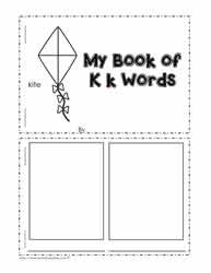 Letter K Booklet